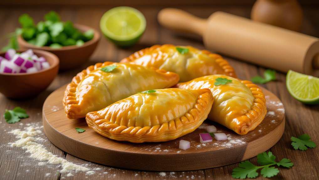 bake seasoned dough garnish