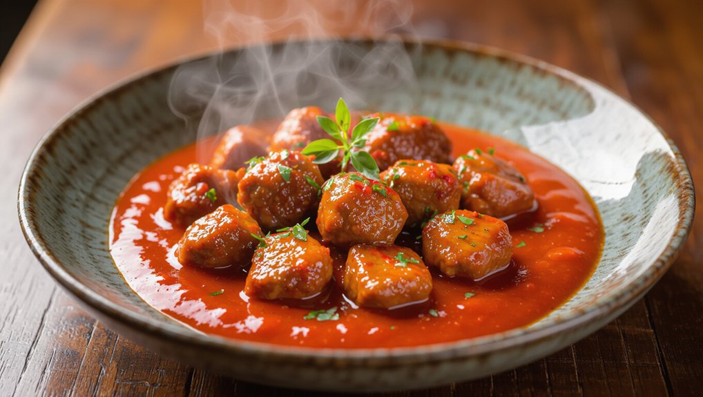 bold fiery culinary delight