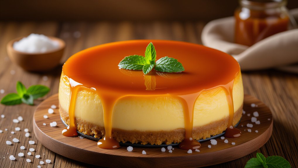 caramel cheesecake with br l e