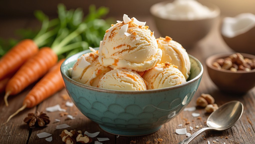 carrot cake ice cream delight