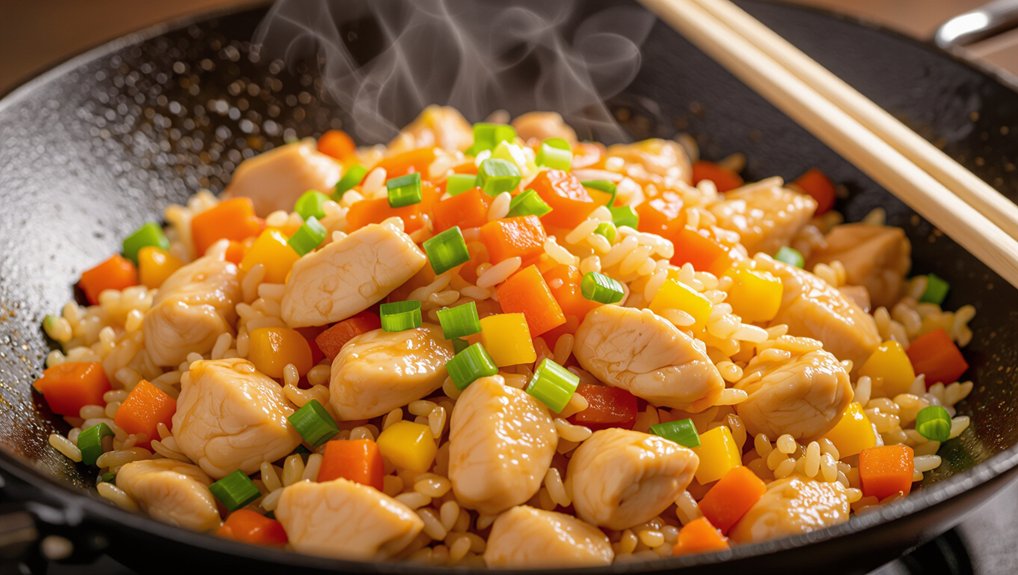 comforting chicken fried rice