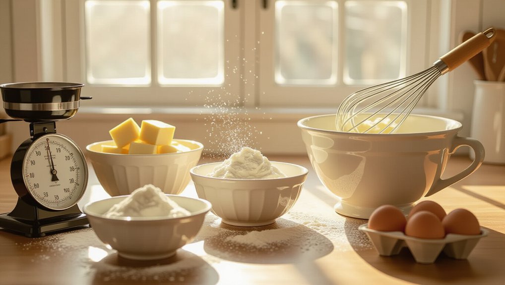 creamy cake preparation process