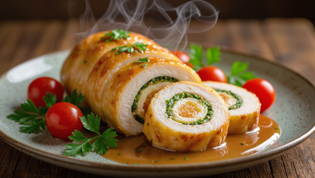 creamy chicken roll recipe