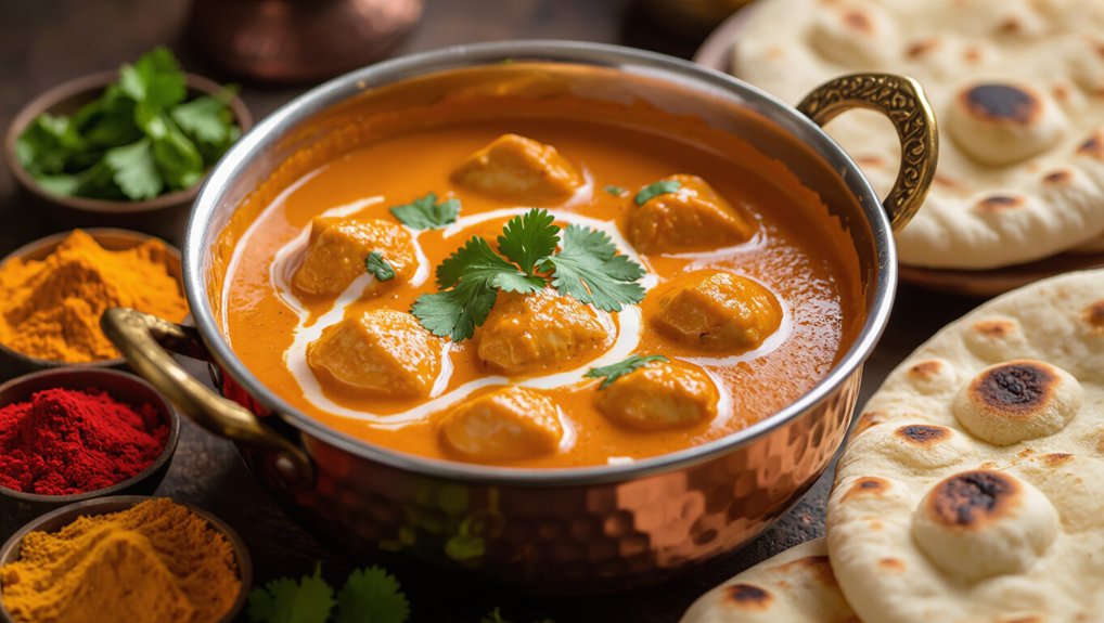 creamy spiced chicken curry