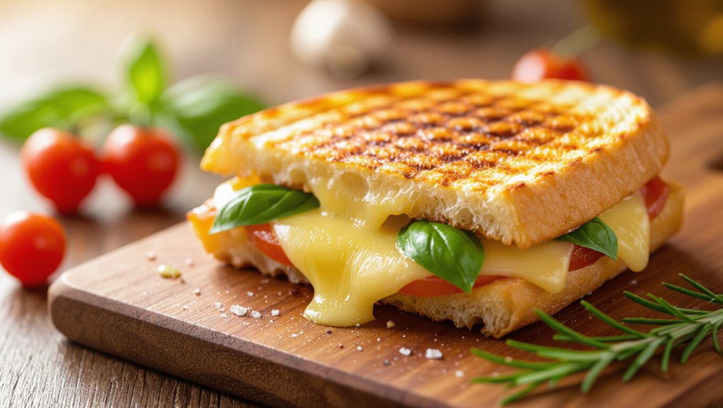 crispy cheesy panini perfection