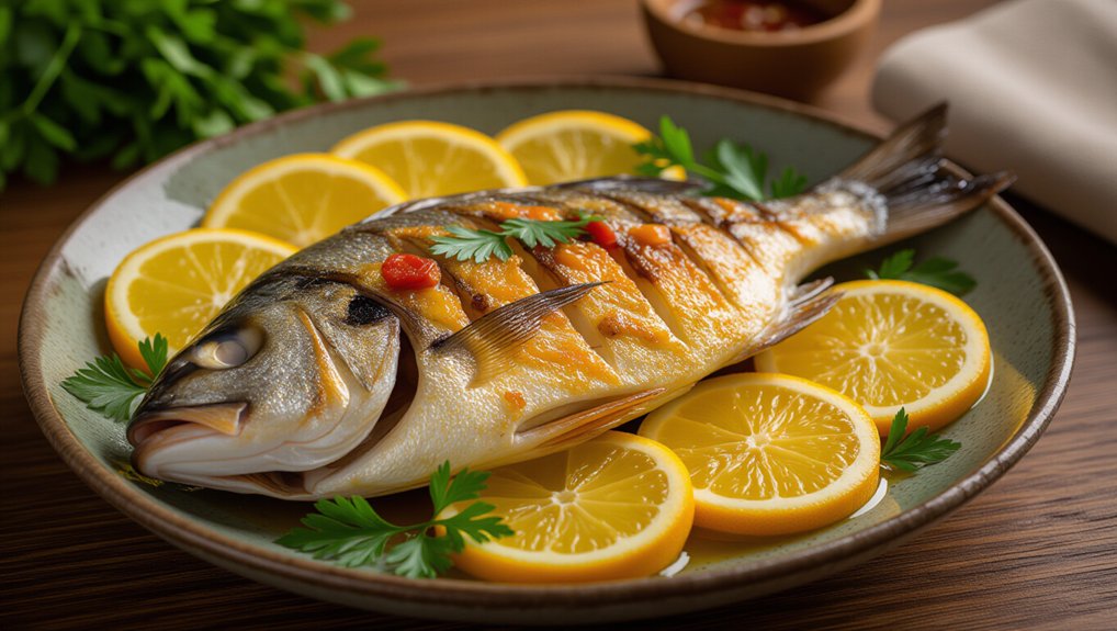 crispy fried whole fish
