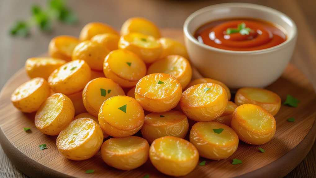 crispy golden potato bites