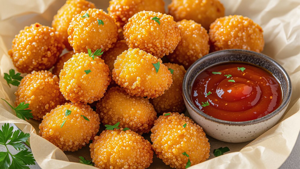 crispy popcorn chicken bites