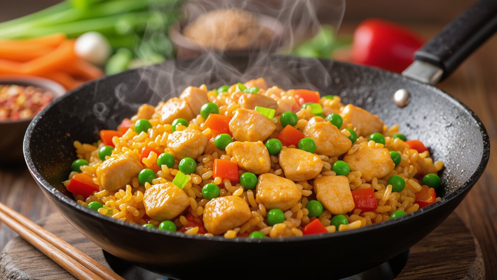 delicious chicken fried rice