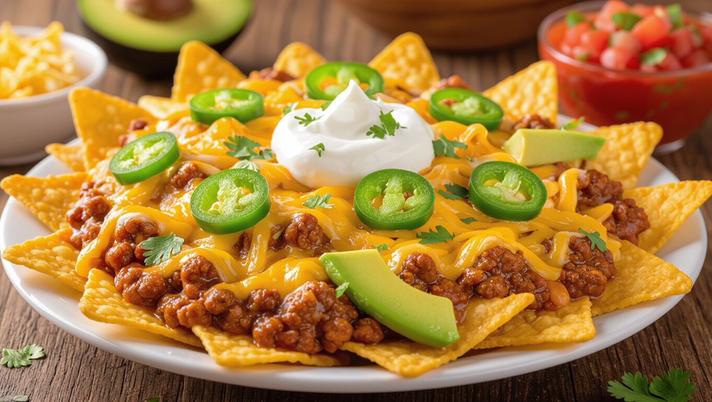 delicious chili nacho creation