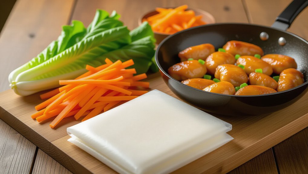 finely chop fry garnish