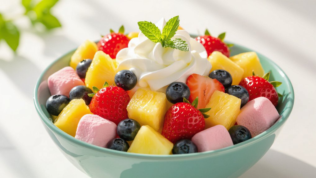fluffy fruit marshmallow delight