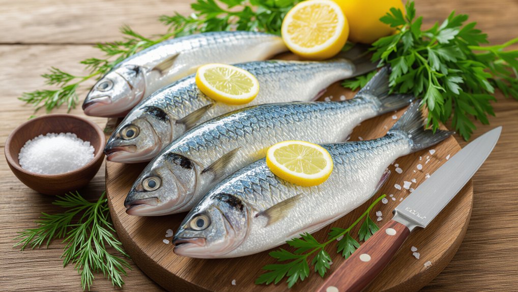 fresh fish culinary preparation