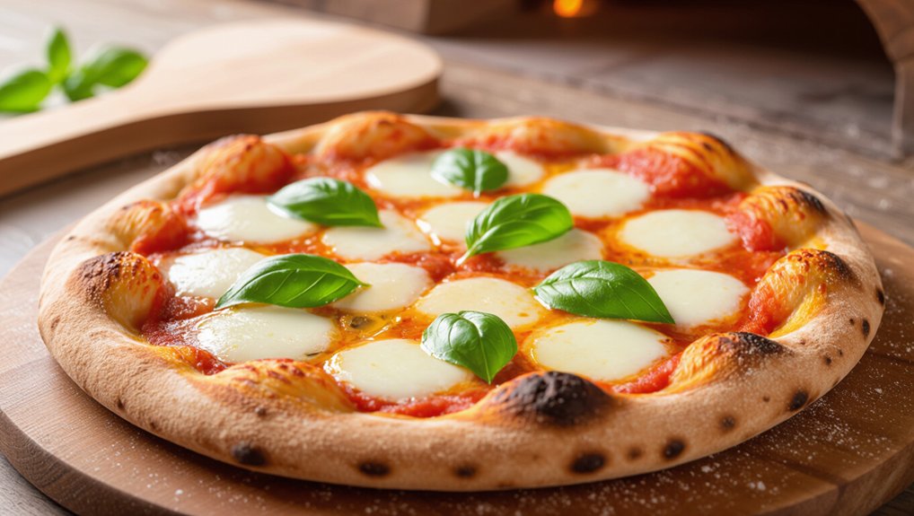 golden crust margherita pizza