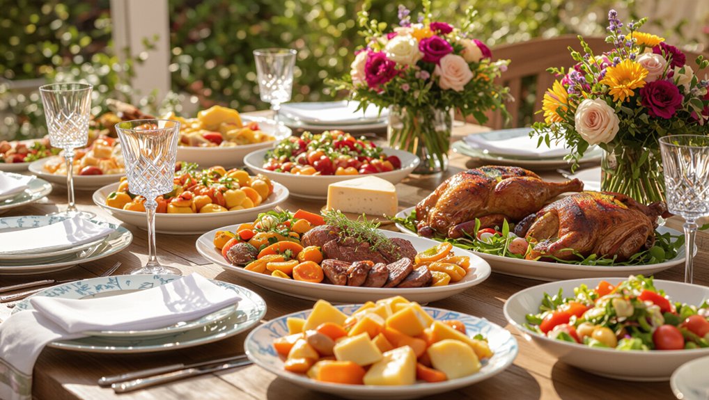 gourmet buffet of joy