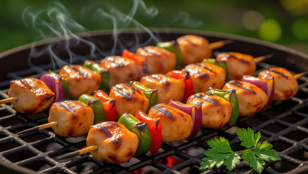 grill chicken kabobs perfectly