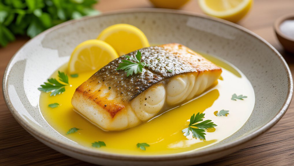 lemon butter seared fish