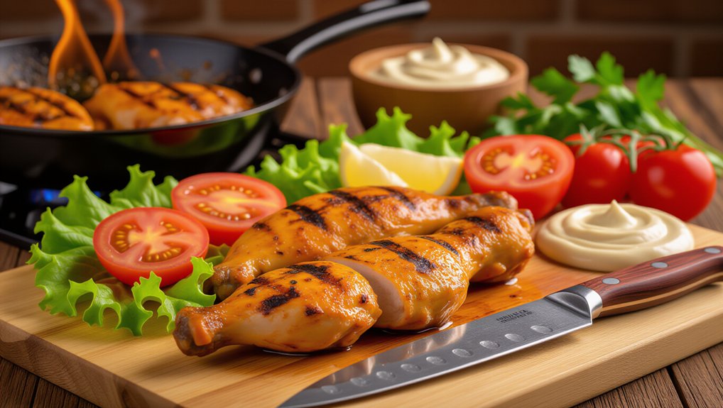 marinate grill garnish enjoy