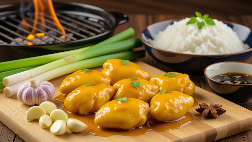 marinate grill garnish enjoy