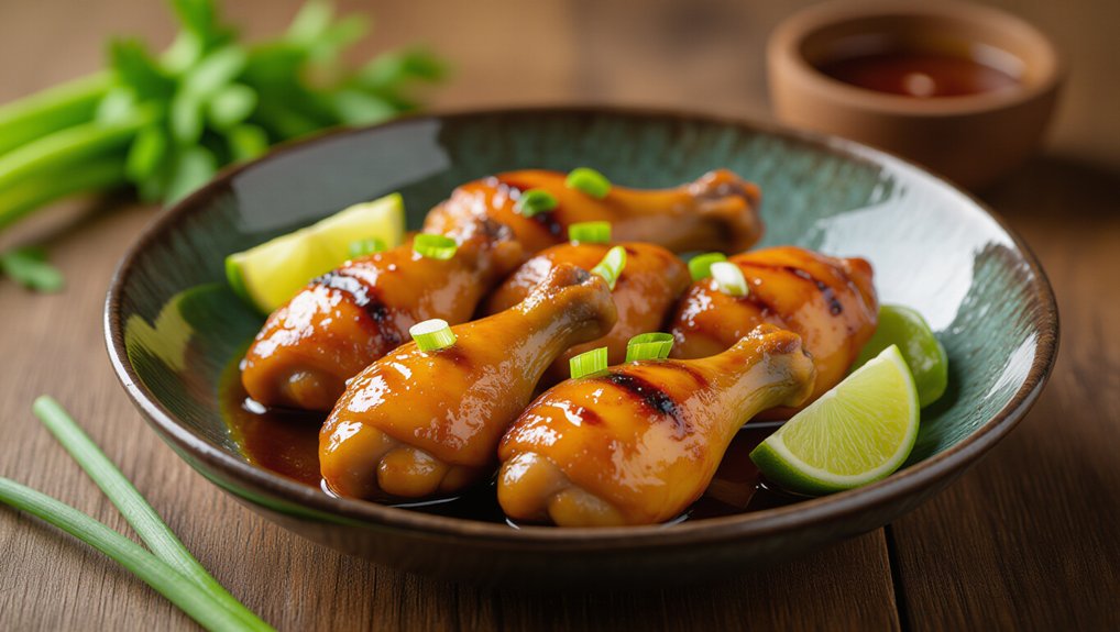 marinate grill garnish enjoy