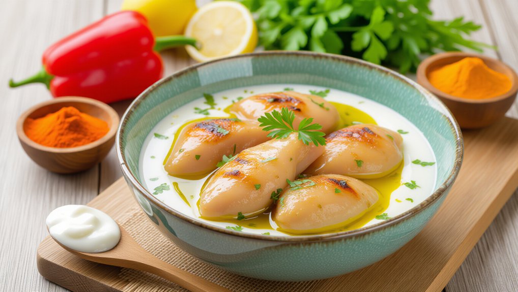 marinate grill garnish enjoy