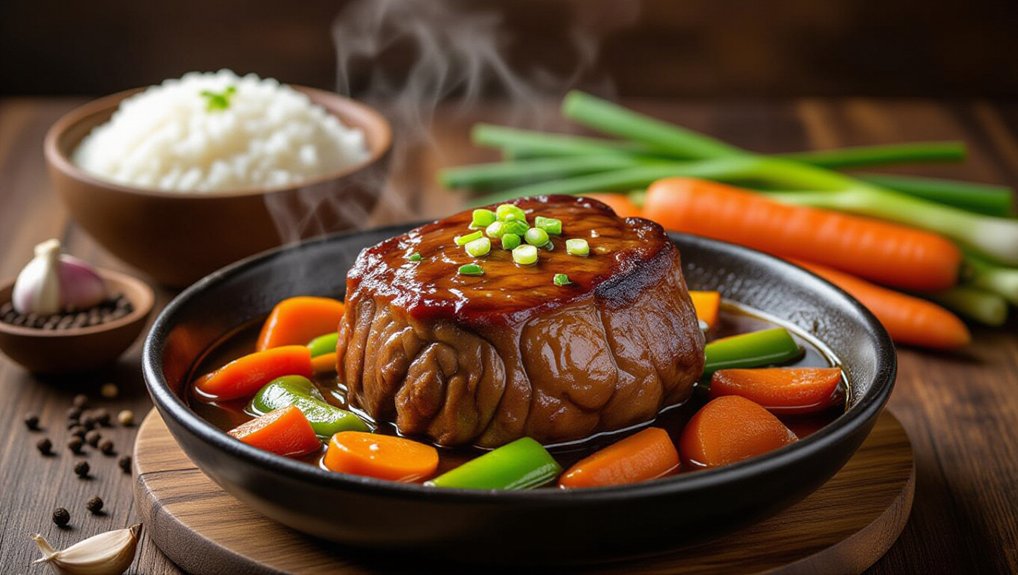 marinate sear garnish enjoy