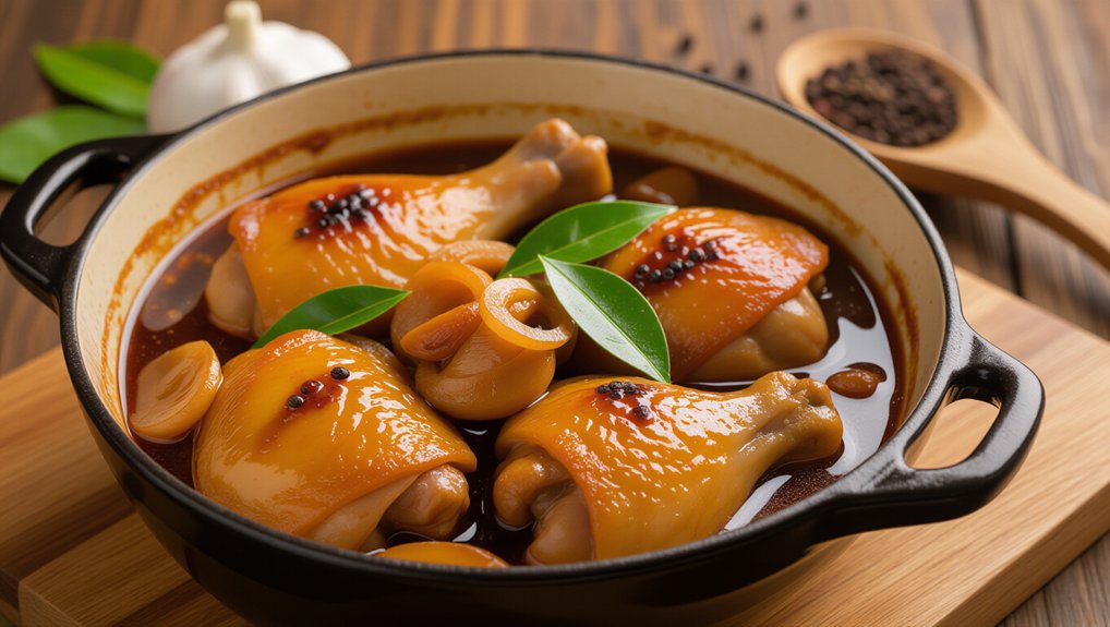 marinate simmer garnish enjoy