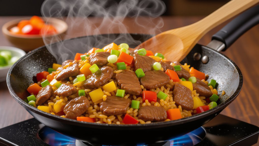 marinate stir fry garnish fresh