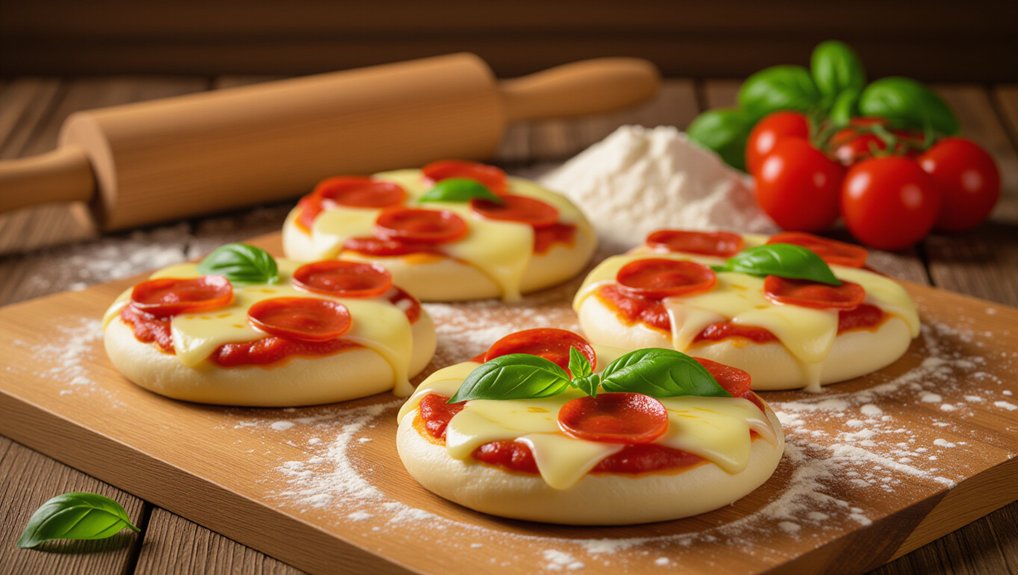 mini pizzas baking instructions