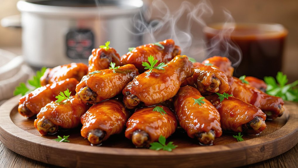 slow cooker bbq wings