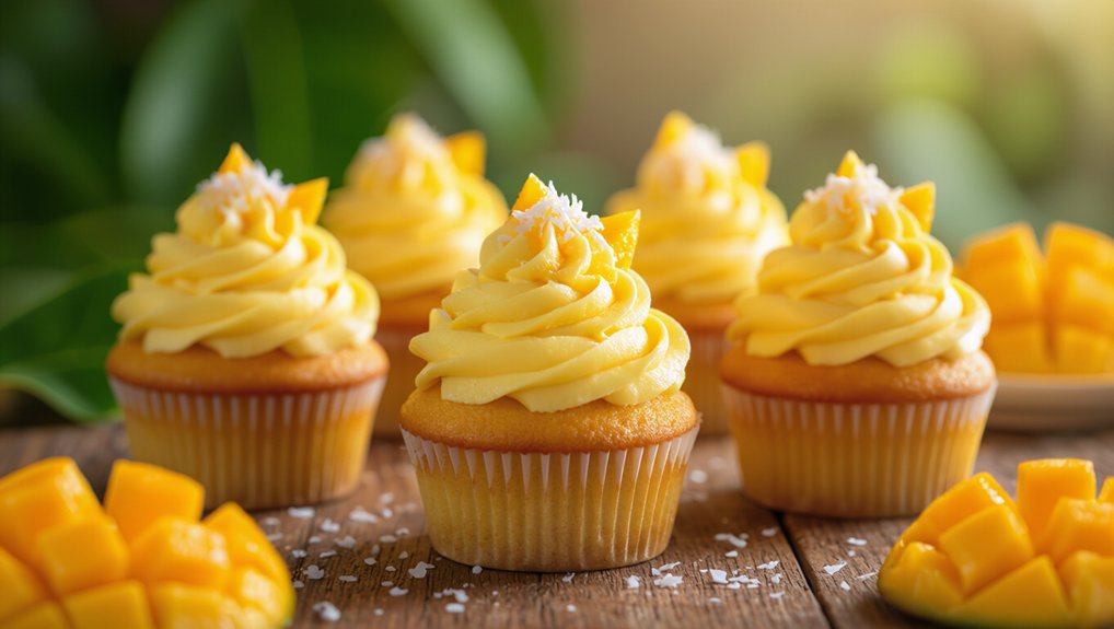 tropical mango cupcake recipe